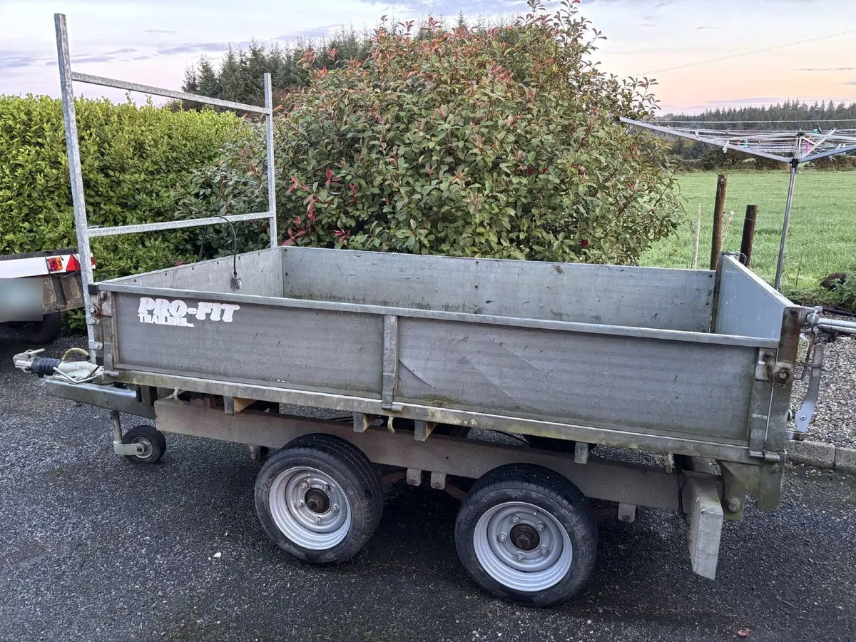 Pro-Fit Twin Axle Electric Tipper Trailer 8'6x5' - Image 1