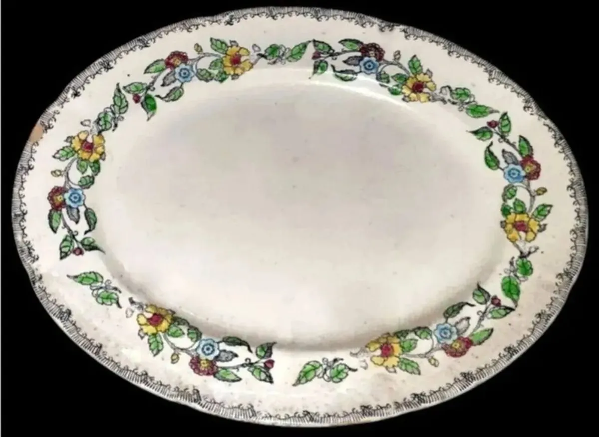 Vintage Jas Broadhurst & Sons "Warwick" Platter - Image 3
