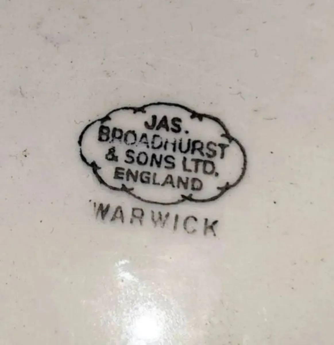 Vintage Jas Broadhurst & Sons "Warwick" Platter - Image 4
