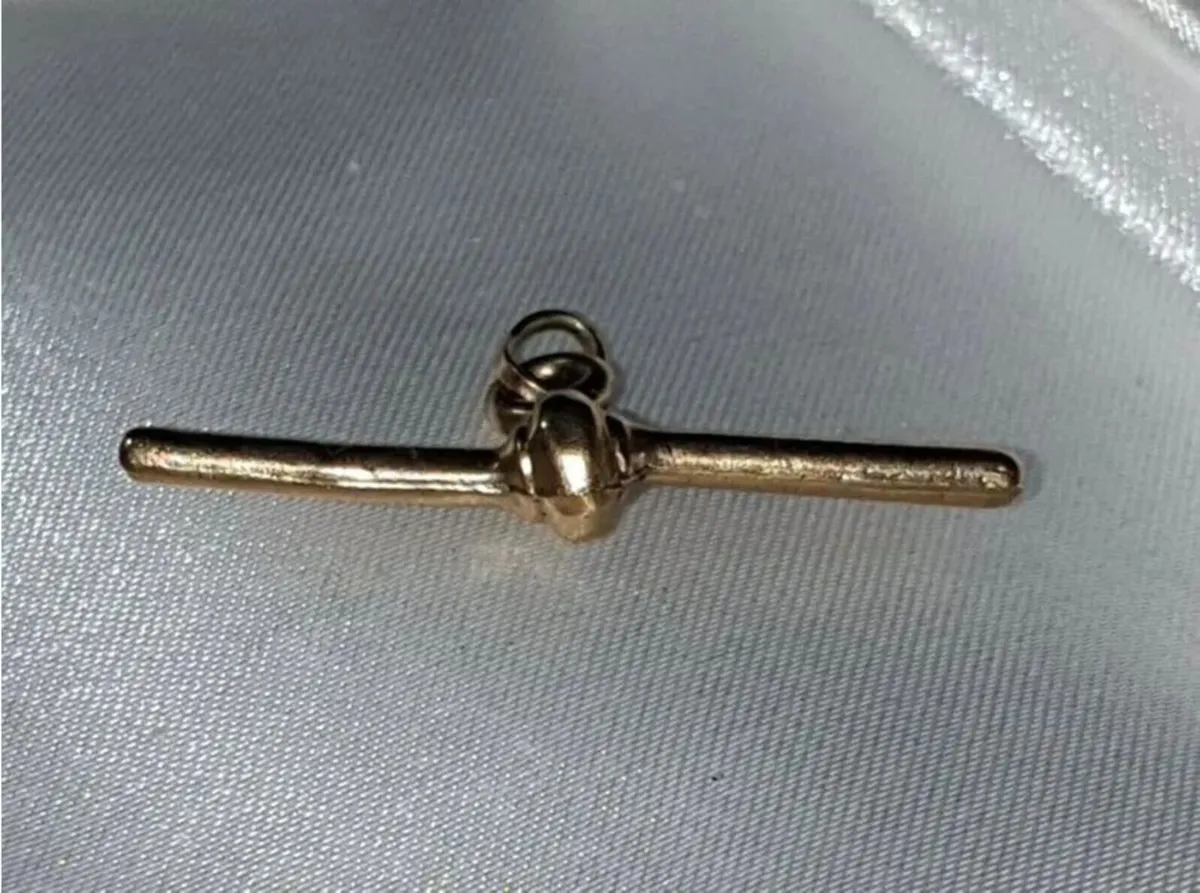 Vintage Hallmarked 9ct Gold Albert Bar - Image 4