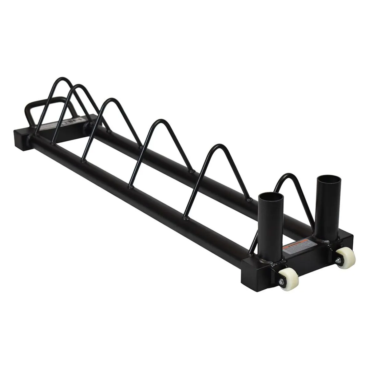 Bumper Plate Toaster Storage Rack with Wheels -Gym - Image 1
