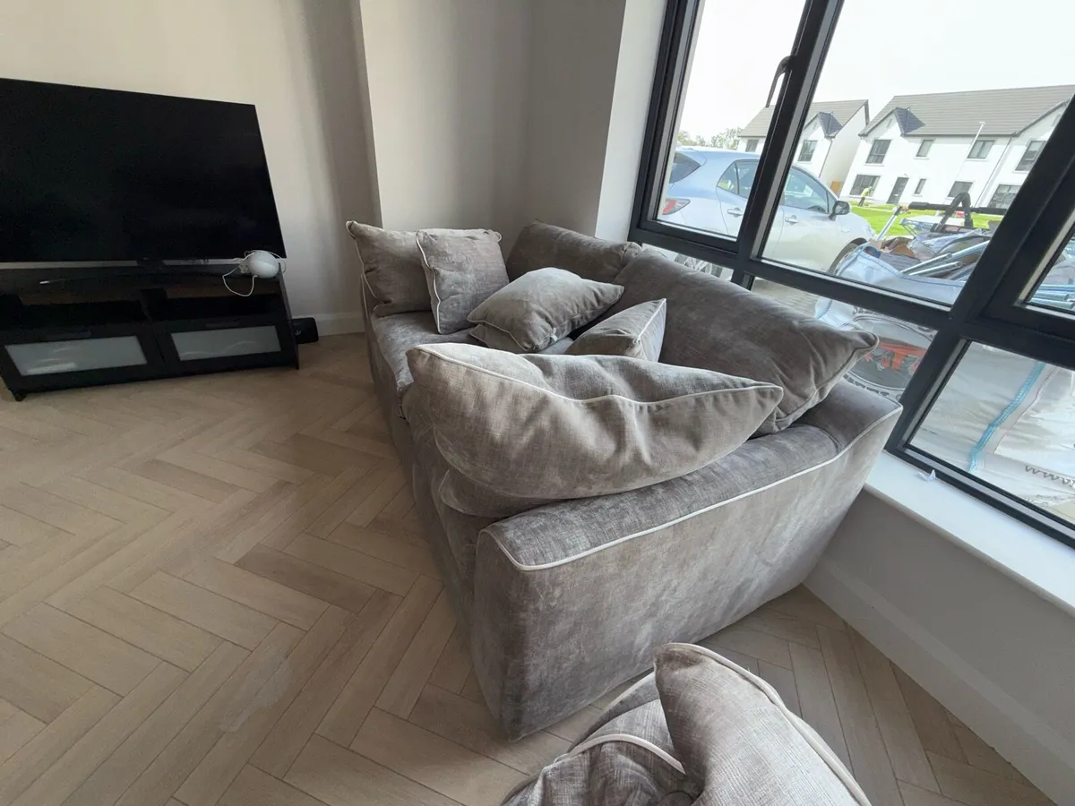 Brand New EZ Living Leo3-Seater Sofa Kairo Stone - Image 3