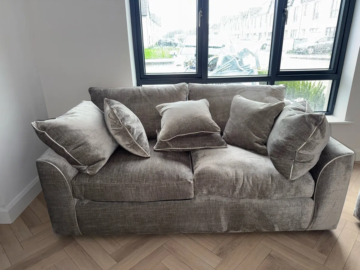 Brand New EZ Living Leo3-Seater Sofa Kairo Stone - Image 1