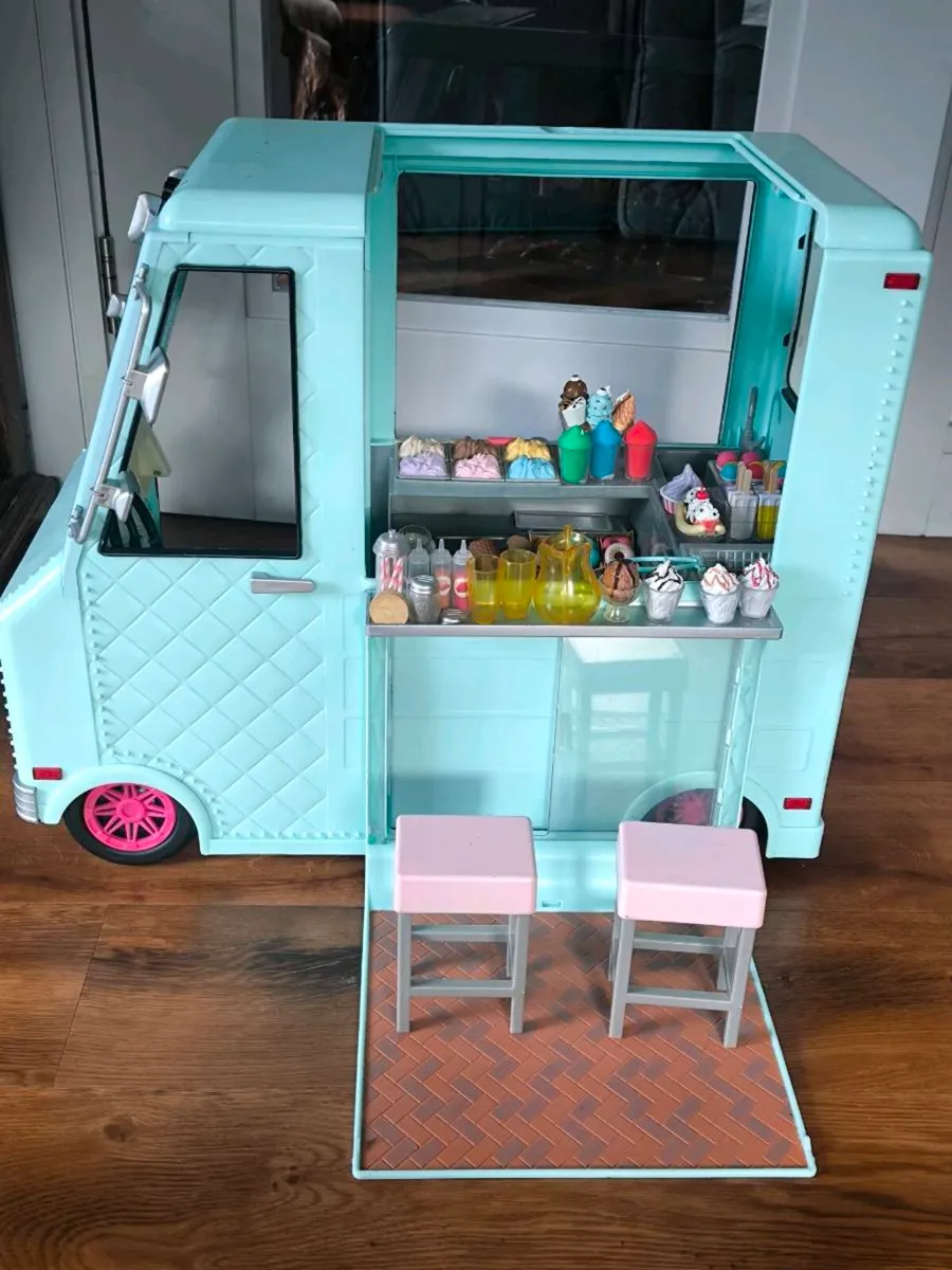 Our Generation Sweet Stop Ice Cream Truck Playset - Image 1