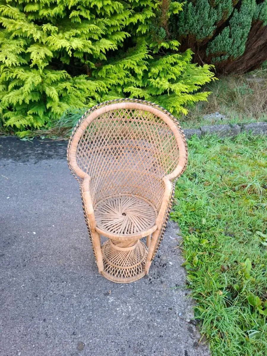 Child wicker seat