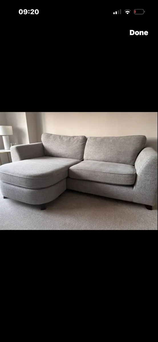 Sofa with chaise - Image 1