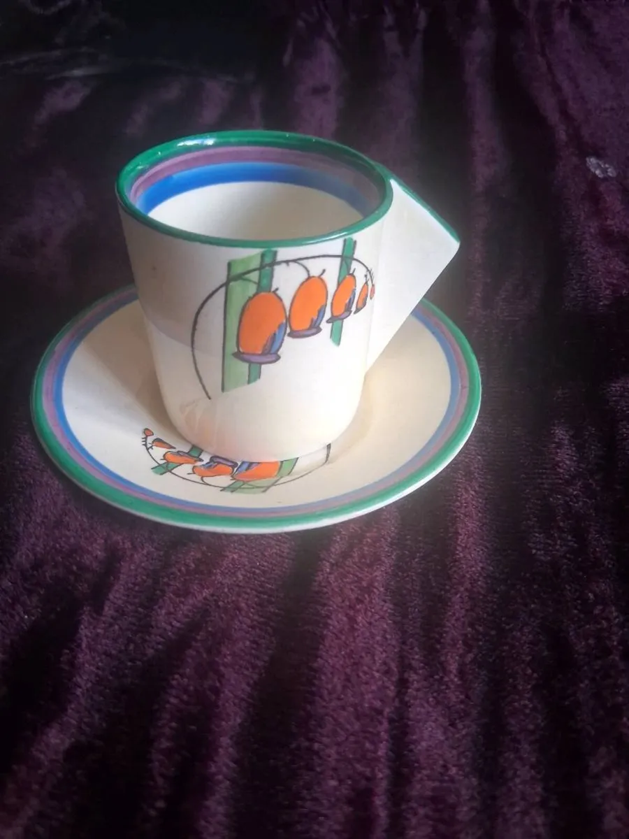 Clarice Cliff cup & saucer - Image 1