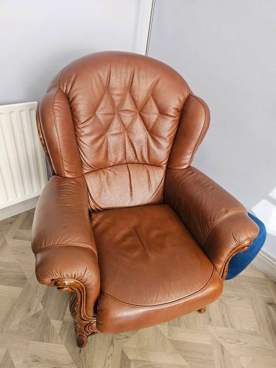 Leather Sofa - Image 1