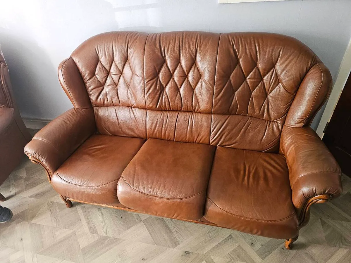 Leather Sofa - Image 2