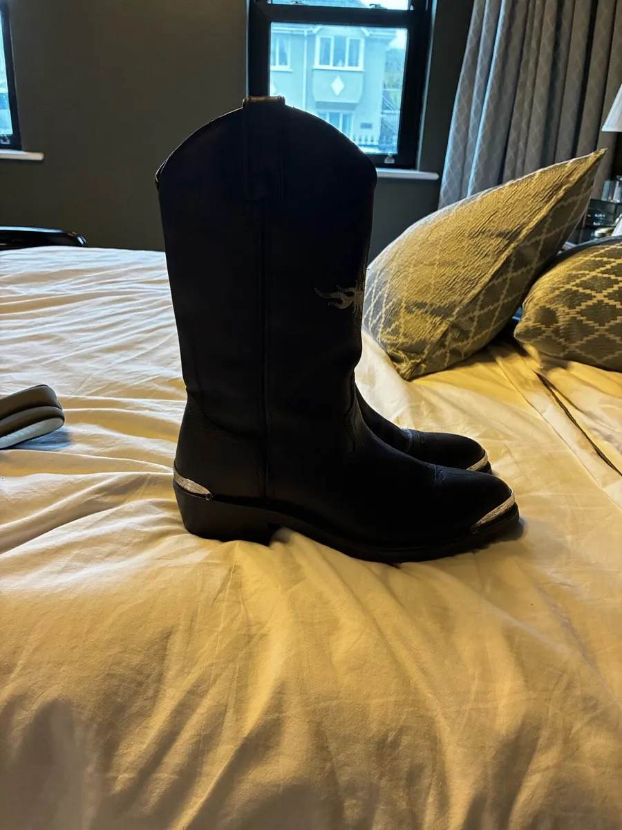 Harley Davidson cowboy boots - Image 3