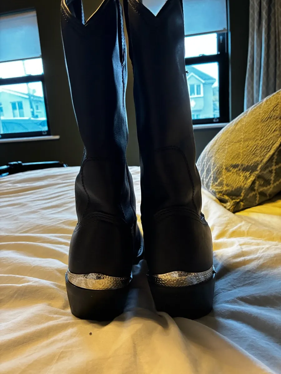 Harley Davidson cowboy boots - Image 4