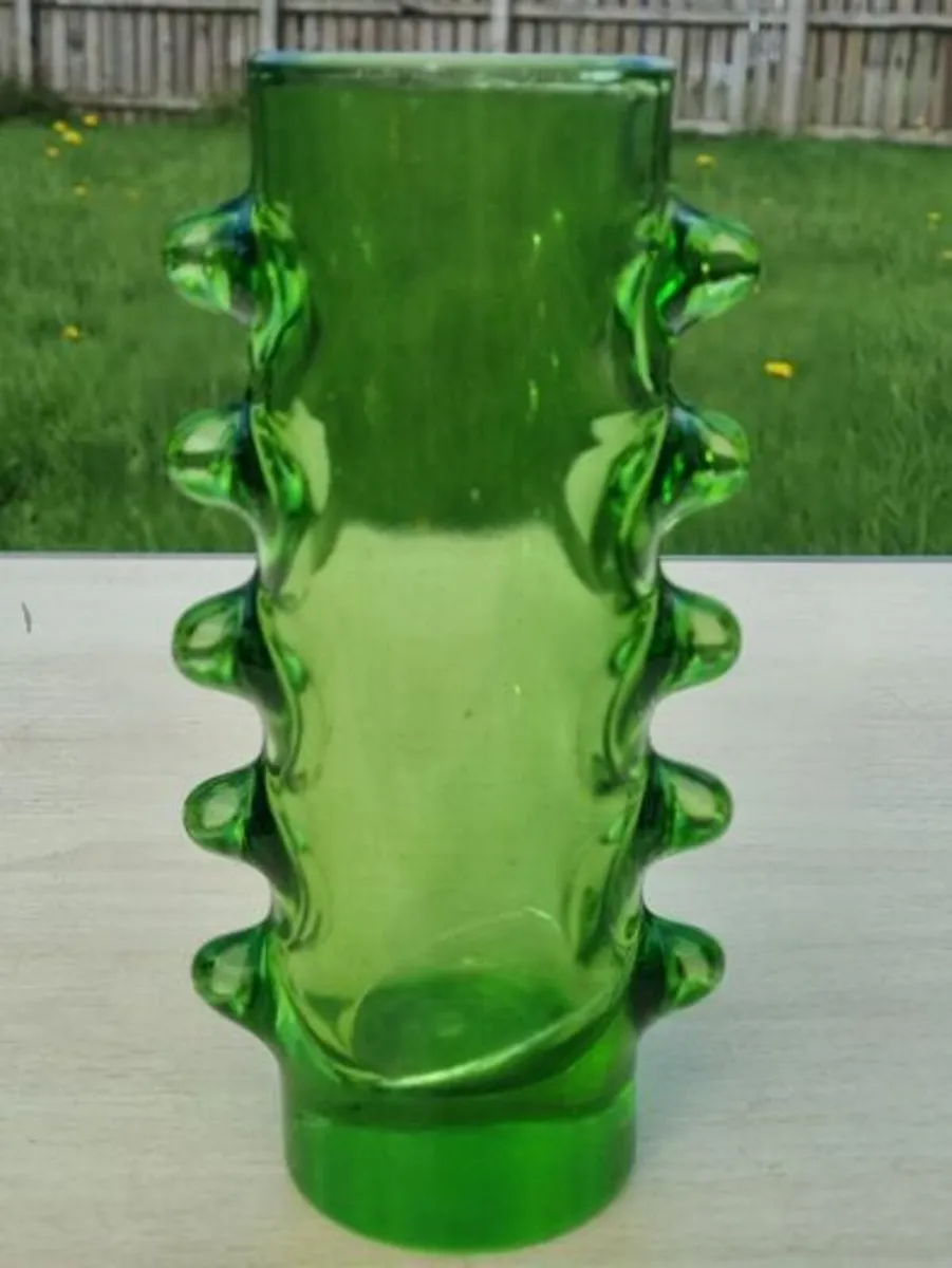 Polish art glass vase "Futura," designed by Dorst - Image 1