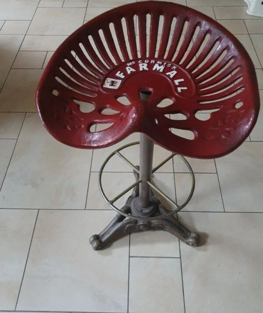 Tractor seat bar stool - Image 1