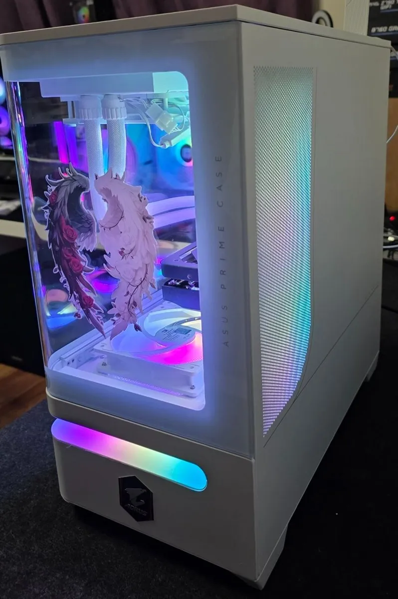 Angel Wings Ryzen 7 X3D RTX 5070 White Gaming PC - Image 4