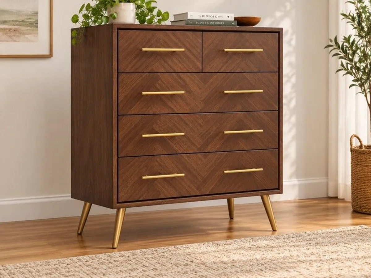 40% Off Retail | Matching Bedroom Dresser + Side Tables - Image 2