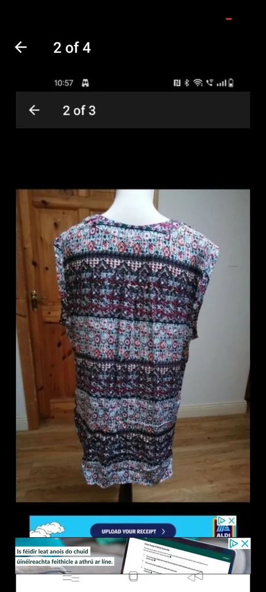 Lovely cotton sleeveless top. New never worn.
Size - Image 2