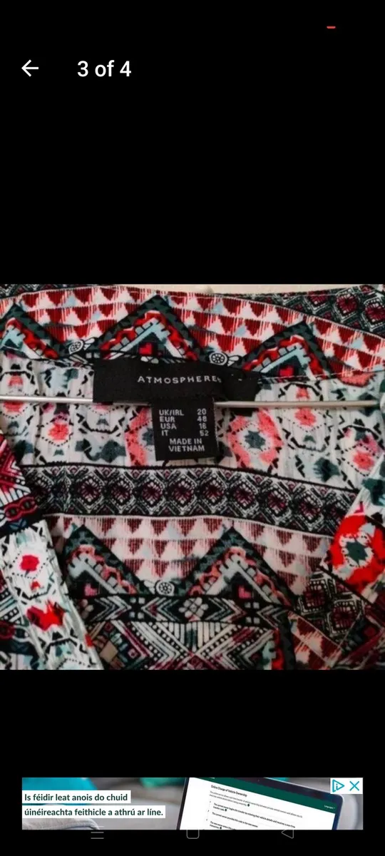 Lovely cotton sleeveless top. New never worn.
Size - Image 3