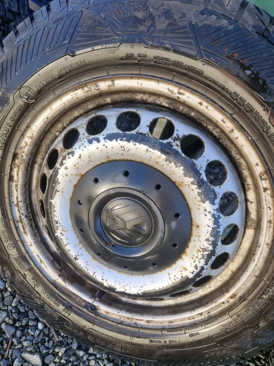 4 vw 16`` wheels & 90% Tyres - Image 1