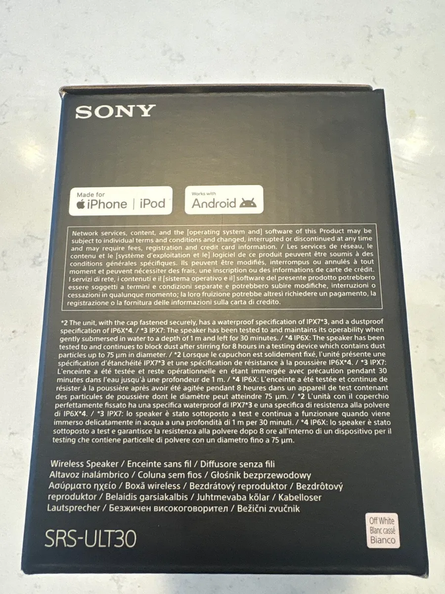 Sony ULT FIELD 3 Speaker (Brand New) - Image 3