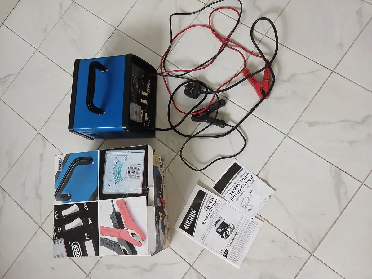 DRAPER 12/24V .10.5A BATTERY CHARGER. BCD11. - Image 3