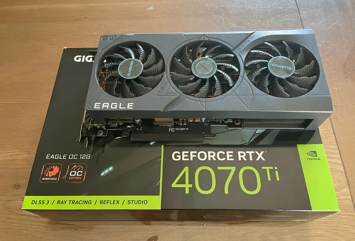 Gigabyte Nvidia GeForce RTX 4070Ti Graphics Card - Image 1