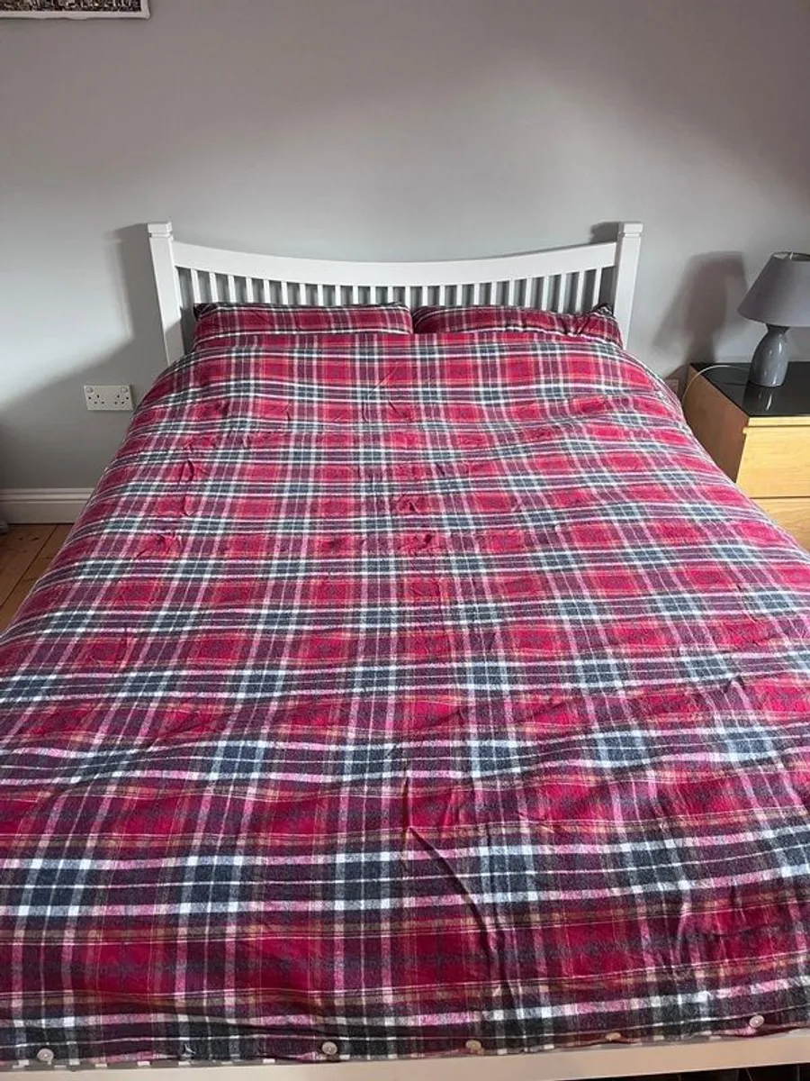 Double Bed and Mattress - Image 1