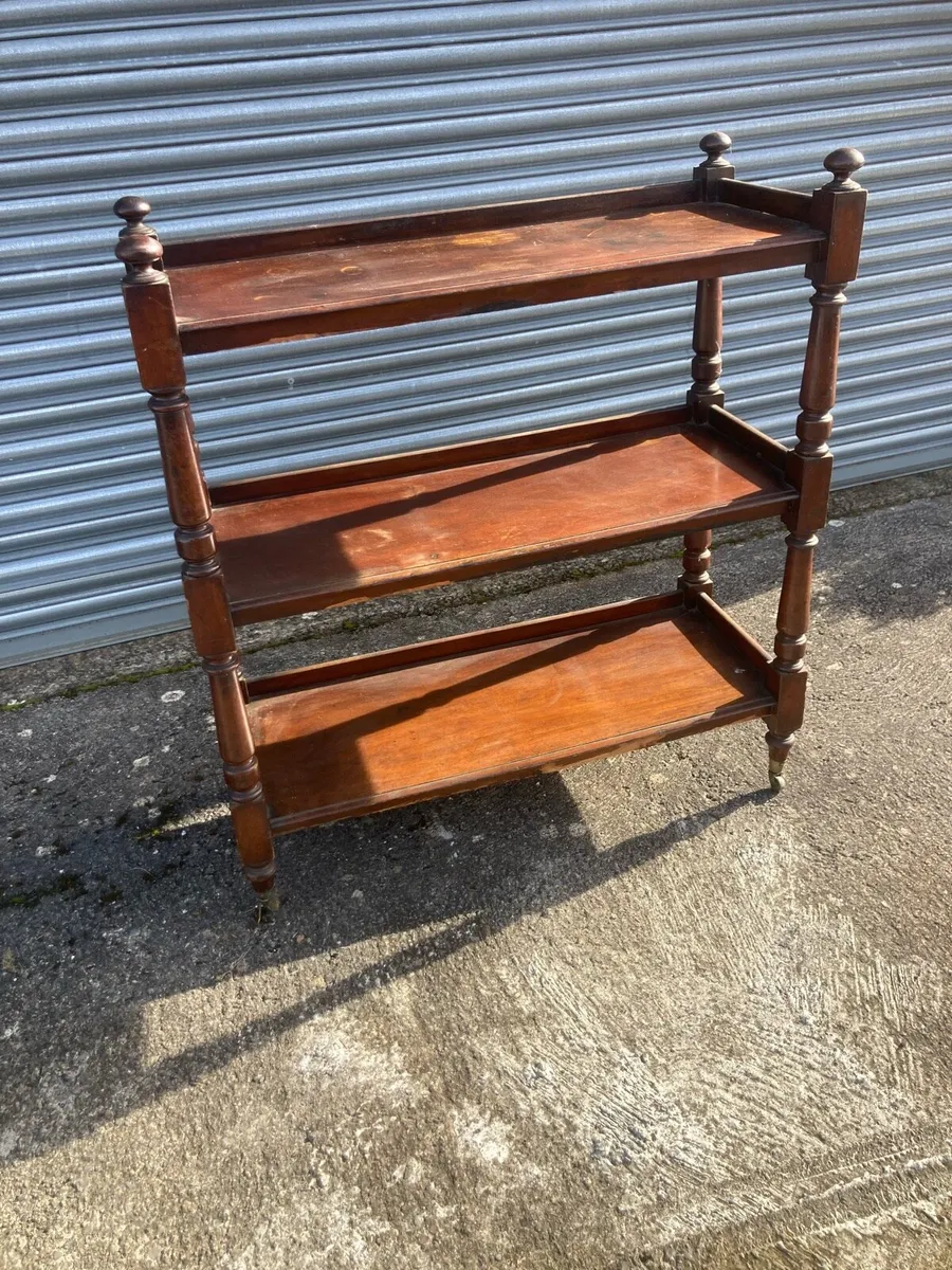 Mahogany dumbwaiter