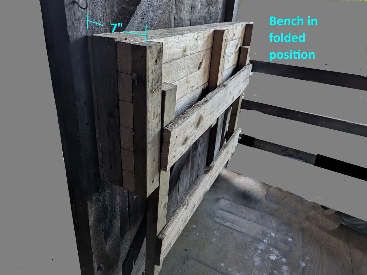 Folding Bench & Tool Cabinet - Image 2