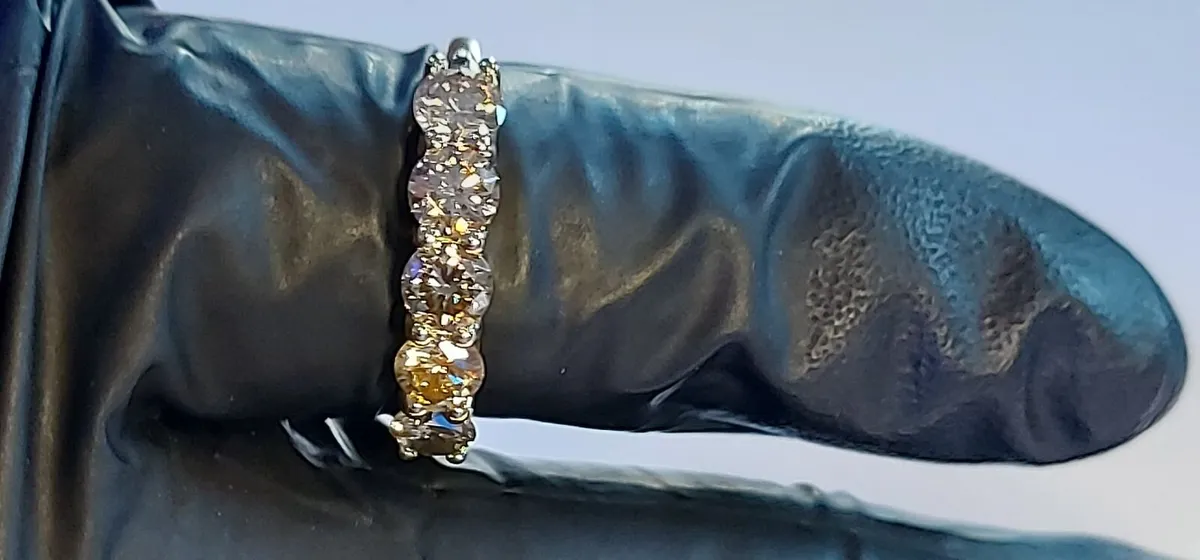 1.6 ct VS-SI Natural Diamond 14Kt Gold Ring IGI - Image 4