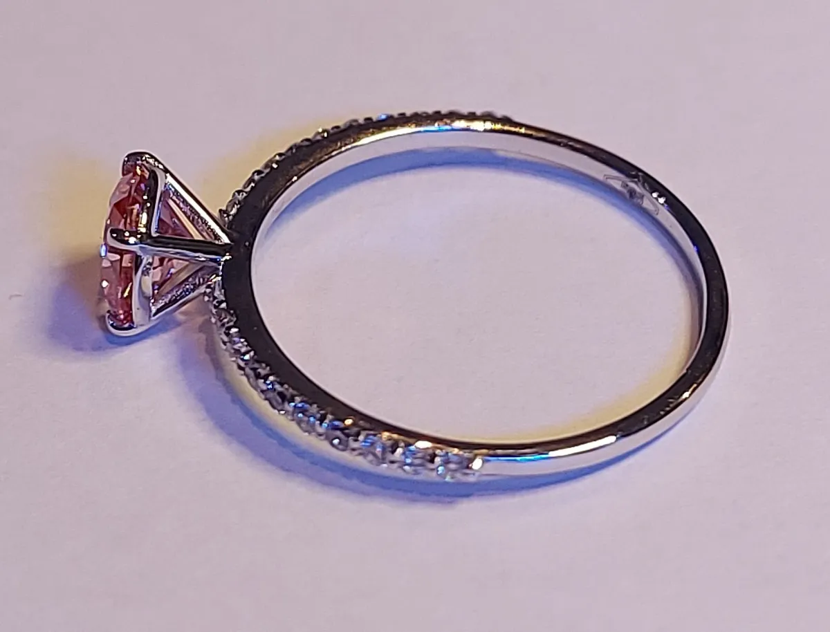 14k Gold ring with 1.03 ct Lab-Grown Diamond IGI - Image 4