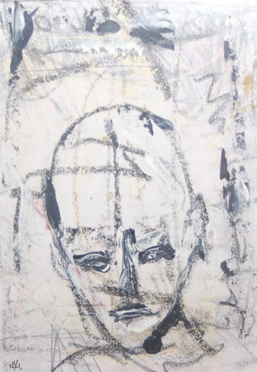 John Kingerlee Head Study Painting - Image 1