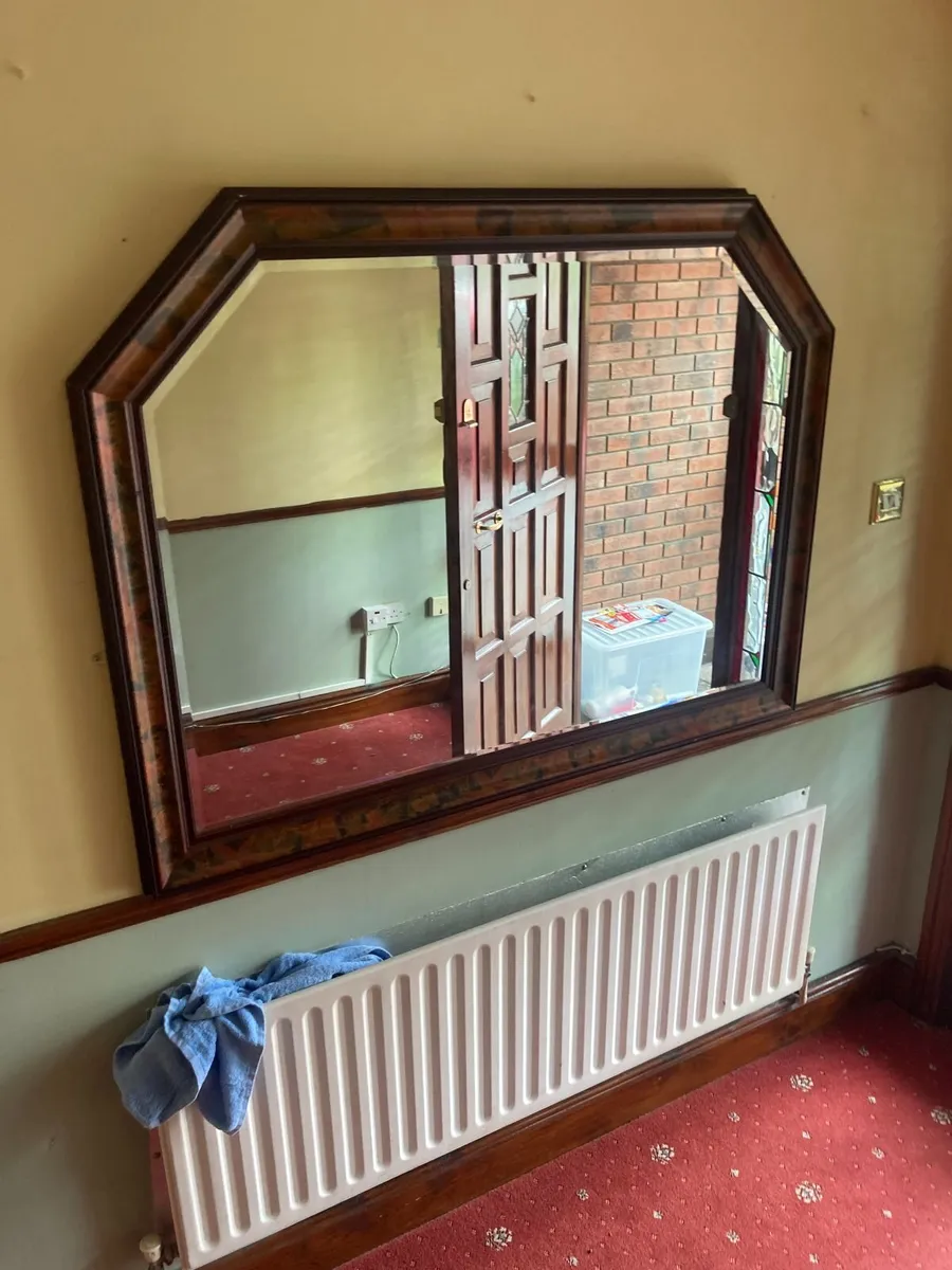Mirror - Large.- Over Mantle / Hall Mirror - Image 1