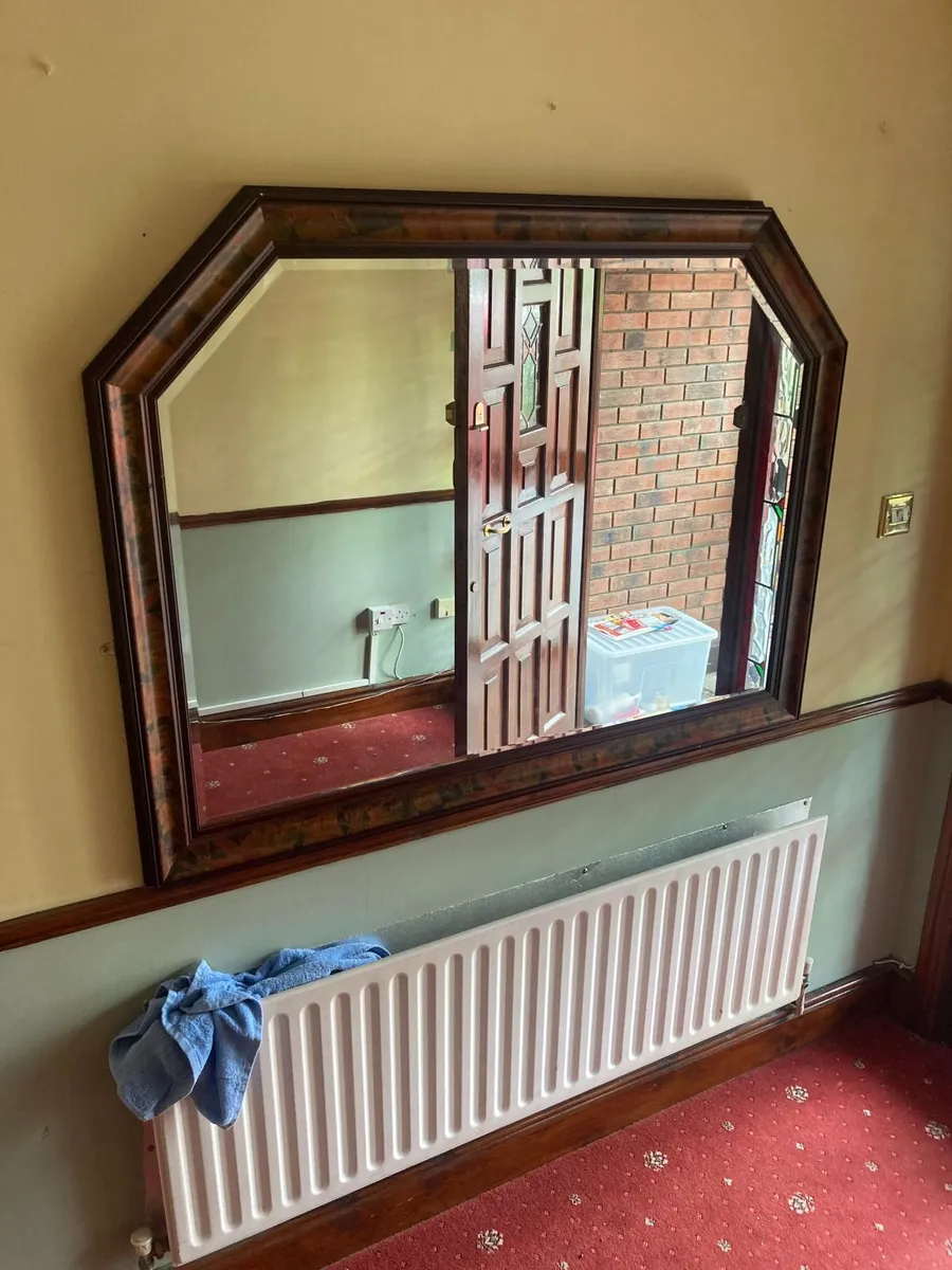 Mirror - Large.- Over Mantle / Hall Mirror - Image 2