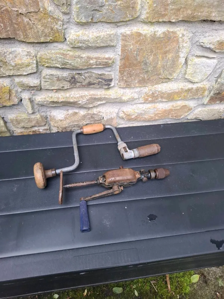 Lot of hand drill vintage tools - Image 2