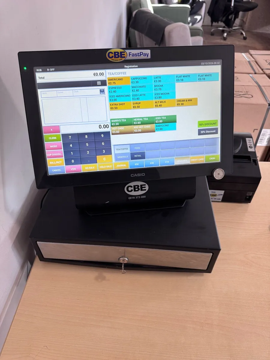CBE Casio V-R7000 Touchscreen Till System - Image 1