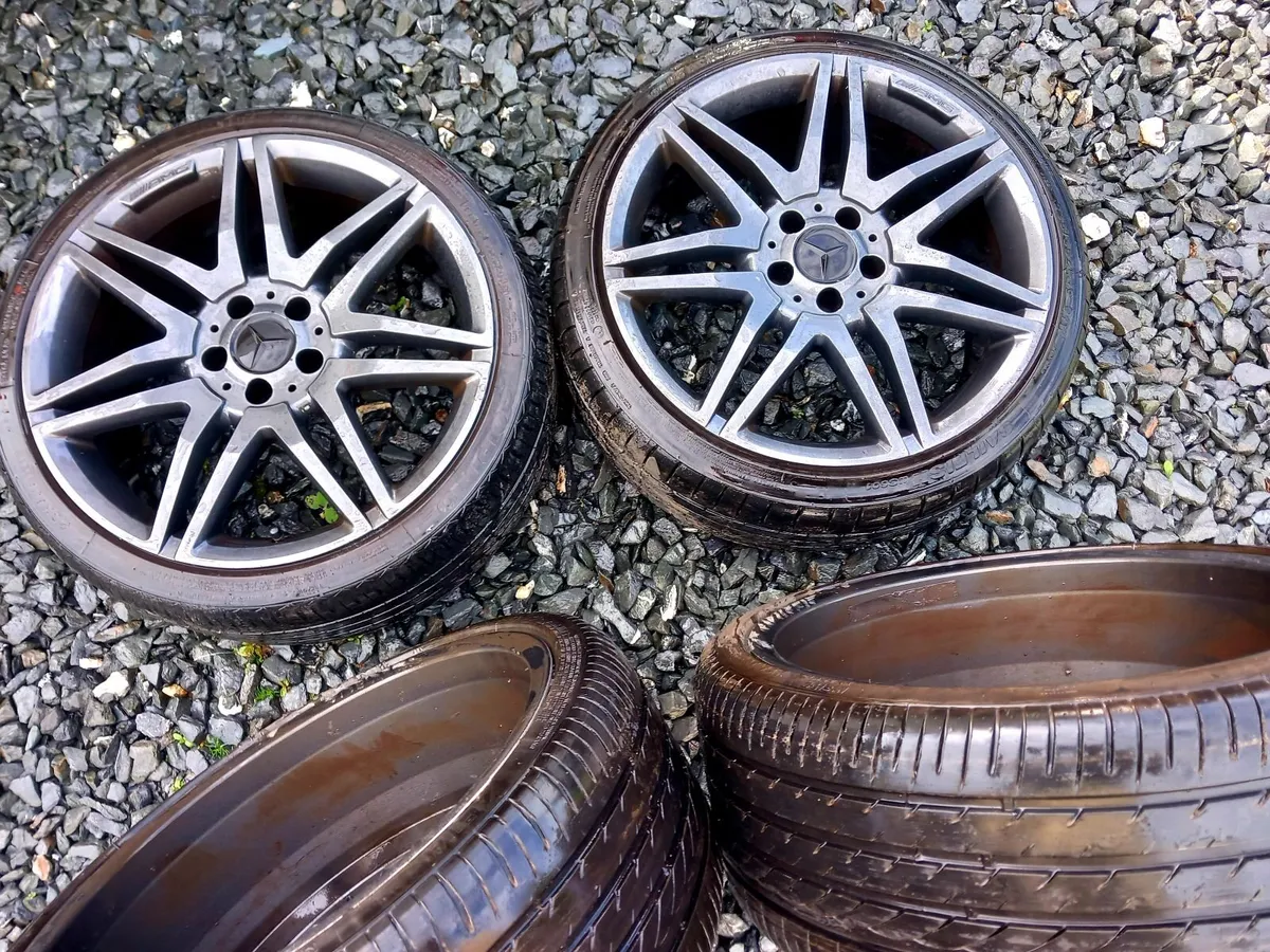 5x112 genuine mercedes stamped - Image 1