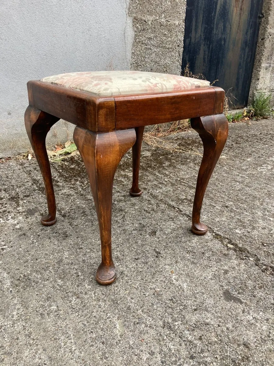 Vintage Dressing Stool / Foot Stool - Image 3