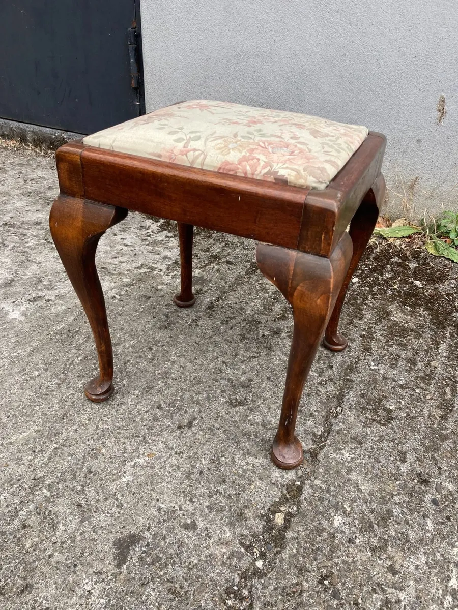 Vintage Dressing Stool / Foot Stool - Image 1