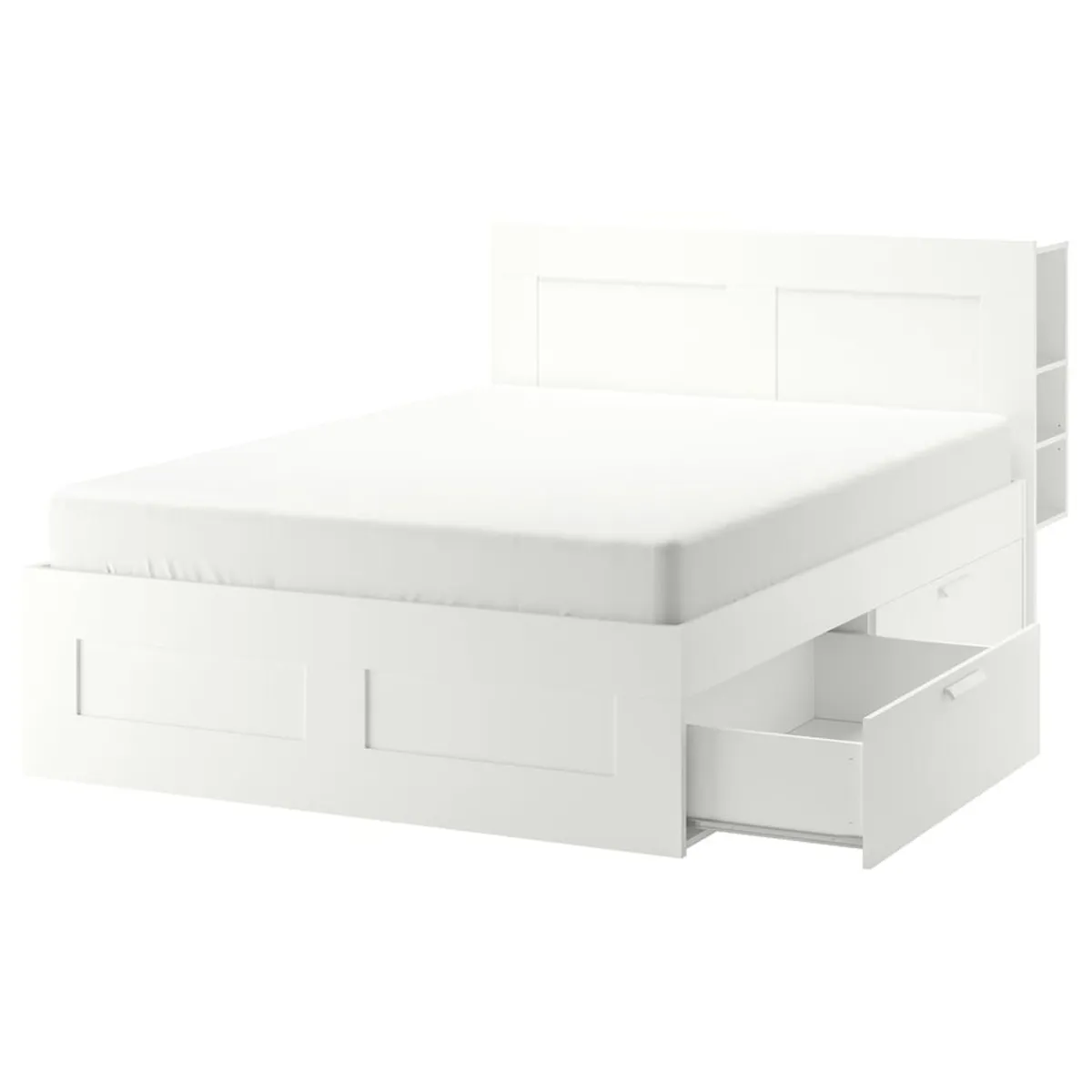 Double Bed w/storage and Mattress - Image 2