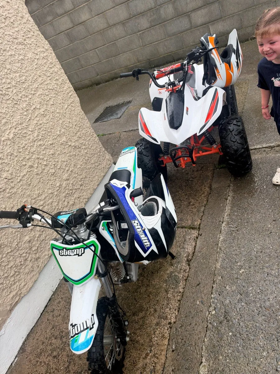 Kayo quad and stomp dirtbike - Image 1