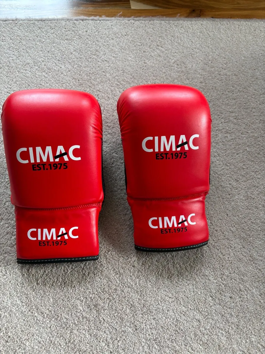 CIMAC Super Safety Sparring Gloves – Red – XL – Ex - Image 1