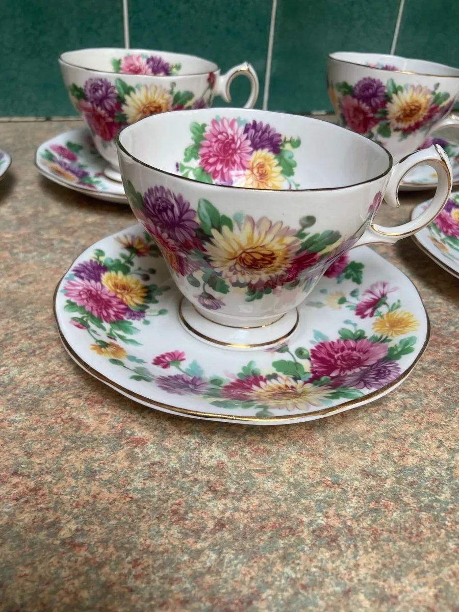 Tea Set - Queen Anne Fine Bone China -Autumn Glory - Image 1
