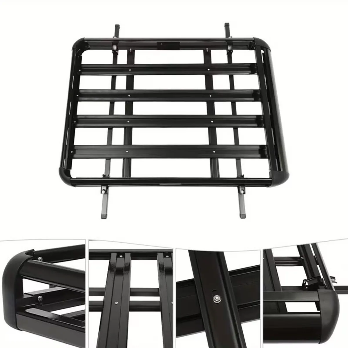 Universal black roof cargo basket - Image 2