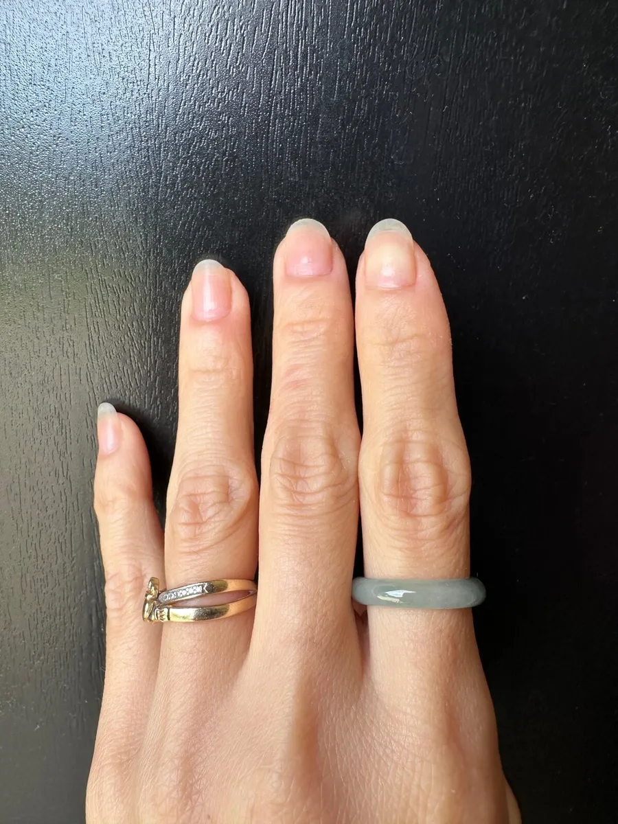 Natural Guatemala Jadeite Jade Ring 16.9mm - Image 1