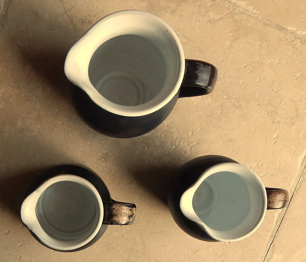 Set of 3 Stephen Pearce Pottery Jugs - Image 3