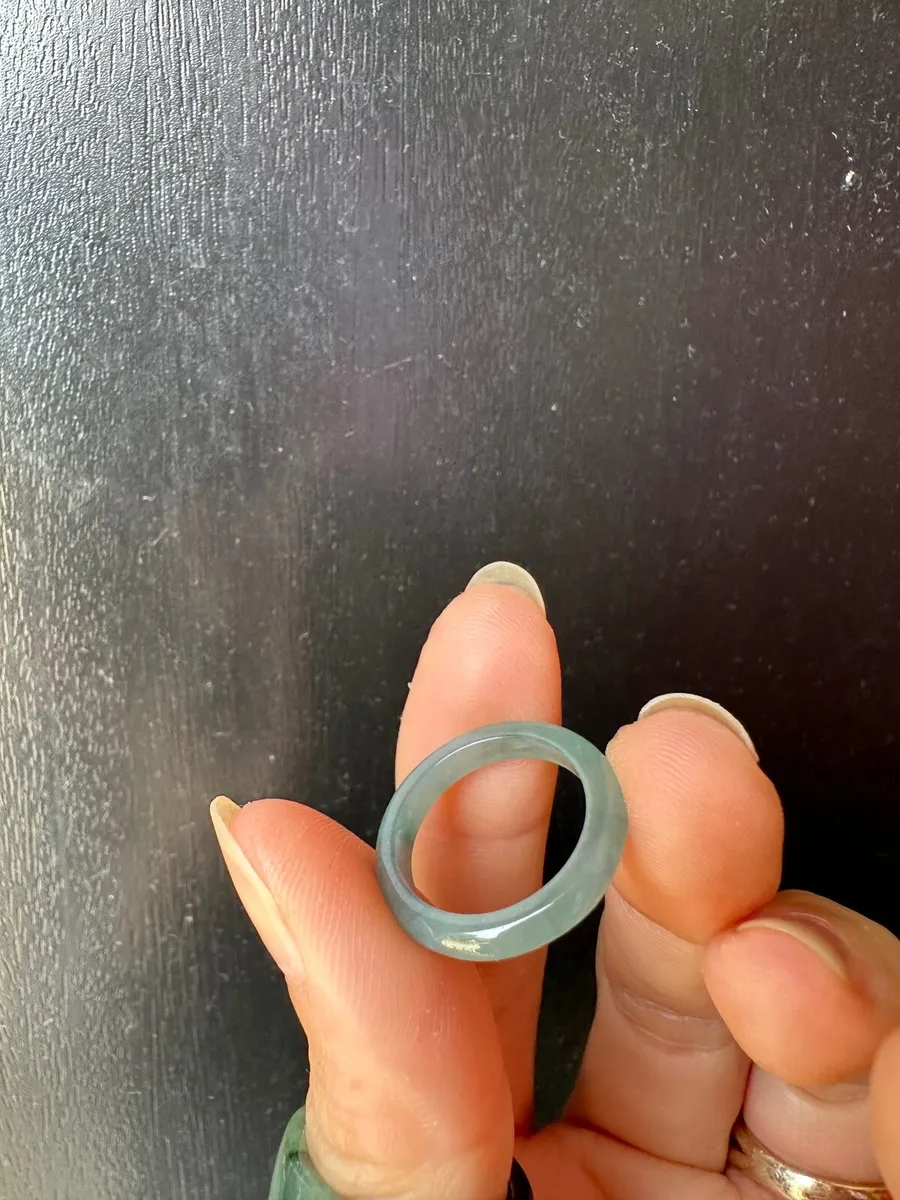 Natural Guatemala Jadeite Jade Ring (17.4mm) - Image 3
