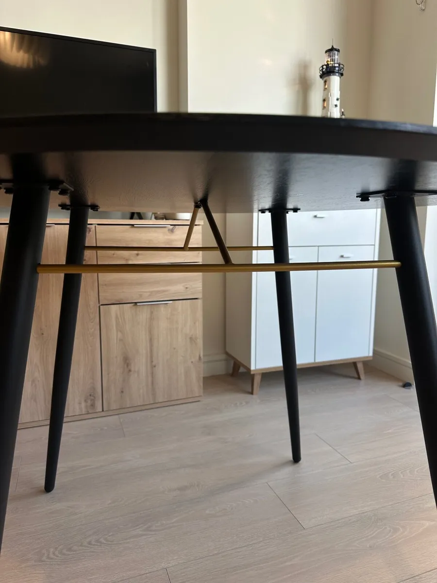 Round dining table 100cm - Image 2