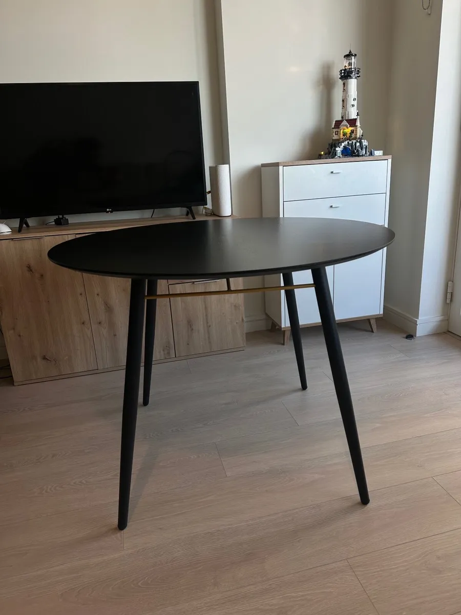 Round dining table 100cm - Image 3