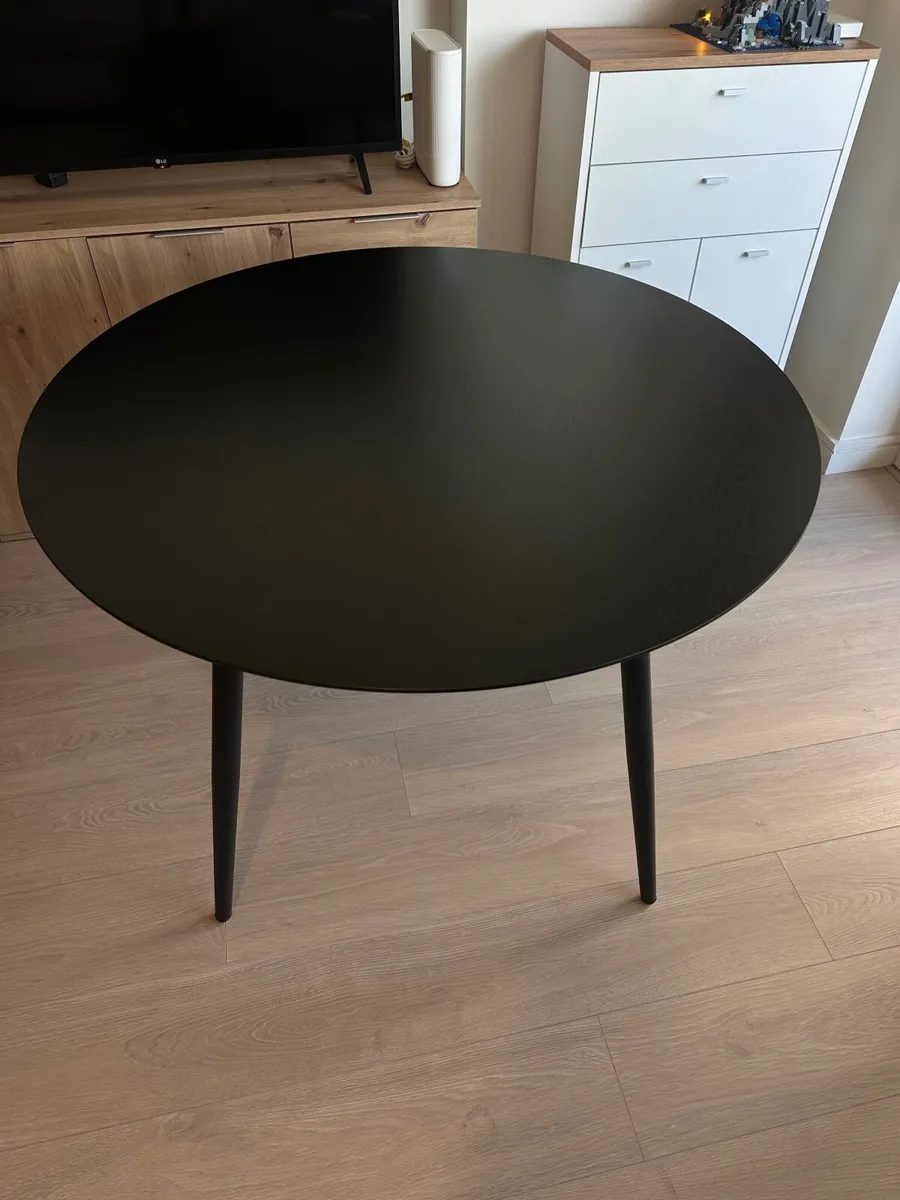 Round dining table 100cm - Image 4