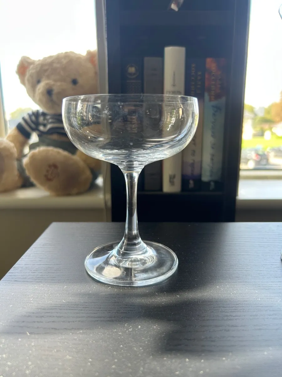 Crystal Champagne Coupe Glasses – 200ml - Image 1